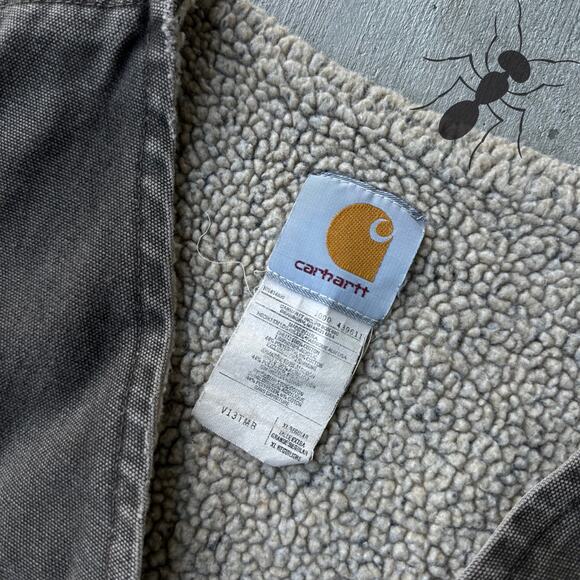 Vintage Y2K Carhartt V13 TMB brown work wear vest - Picture 3 of 5